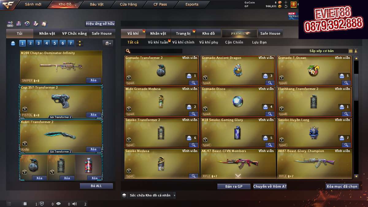 shop acc cf uy tin gia re
